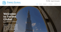 Desktop Screenshot of forbesgbl.com