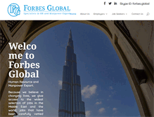 Tablet Screenshot of forbesgbl.com